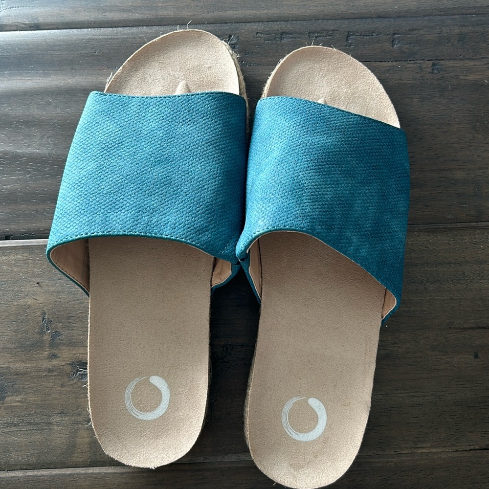 Journee Collection Women’s Celine Espadrille Slide SZ8